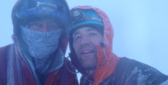 Společně foto s Edgarem na vrcholu Iliniza Sur (5248m)