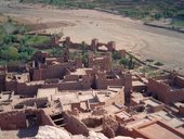 Hliněné hrady v poušti - Aït Benhaddou, Maroko