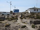 Pracoviště CONAF (Las Cuevas) při hranici Národní parku Lauca, Chile