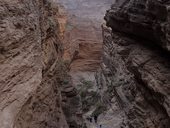 Přístup do Ďáblova chřtánu (Garganta del Diablo), Quebrada de las Conchas, Argentina