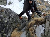 Kozia Kôpka (2100m) - středem jižní stěny, Vysoké Tatry, Slovensko