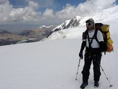 Aklimatizační výstup do druhého výškového tábora C2 (5380m), Kyrgyzstán