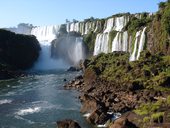 Vodopády Iguazú / Cataratas del Iguazú na hranici Argentiny a Brazílie