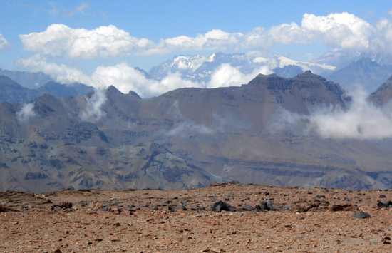 Trekový výstup na Cerro Pintor (4180m), Andy, Chile