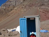 Přístup pod Aconcagua údolími Vacas a Relinchos, Argentina