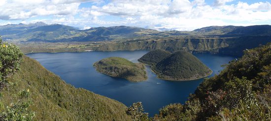 Jezero Cuicocha - div přírody, Ekvádor
