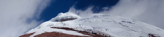 Vrcholové partie sopky Cotopaxi (5897m), Ekvádor