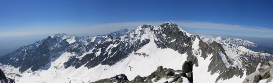 Ladové štíty z Baraních rohů, Vysoké Tatry, Slovensko.