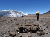 Kibo/Uhuru Peak (5895m), Kilimandžáro, Tanzanie