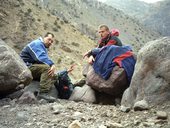 Zimní výstup na Jebel Toubkal (4167m), Vysoký Atlas, Maroko