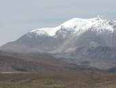 Guallatiri (6071m) z jihozápadu