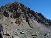 Aklimatizace v pohoří Cordón del Plata poblíž Mendozy, Argentina