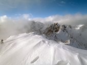 Slavkovský štít (2452m), Veverkův žlab, Vysoké Tatry, Slovensko