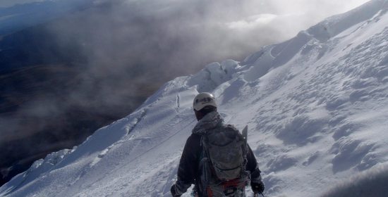 Po hodině klesání jsme se dostali na chatu ... něco snědli a vrátili se zpět do Quito.