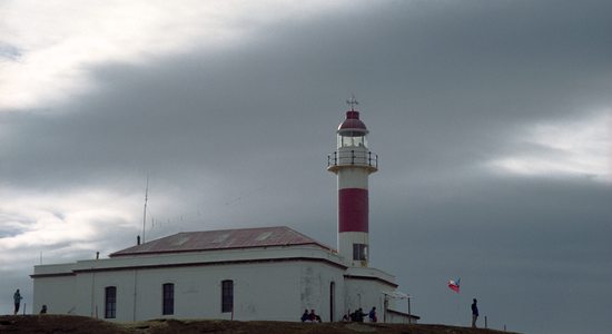 Maják na Isla Magdalena, Magalhãensův průliv, Patagonie, Chile