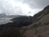 Cesta ze základního tábora Ačik-Taš do C1 (4400m), Kyrgyzstán