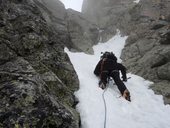 Kozia Kôpka (2100m) - středem jižní stěny, Vysoké Tatry, Slovensko