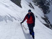 Zimní výstup na Ťažký štít (2520m), Vysoké Tatry, Slovensko