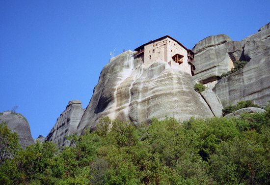 Klášter Aghios Nikolaos Anapavsas, Meteora, Řecko