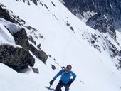 Zimní výstup na Ťažký štít (2520m), Vysoké Tatry, Slovensko