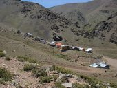 Aklimatizace v pohoří Cordón del Plata poblíž Mendozy, Argentina