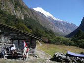 Langtang přes sedlo Ganja La, Nepál