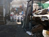 Velký bazaar v Oši, Kyrgyzstán