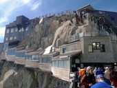 horni lanovka Aiguille du Midi