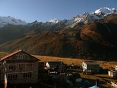 Langtang přes sedlo Ganja La, Nepál