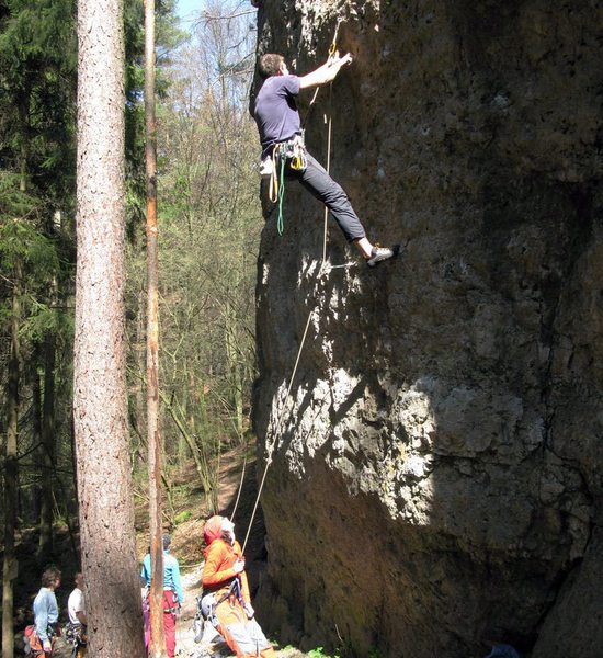 Frankenjura - oblast Rote Wand, Německo