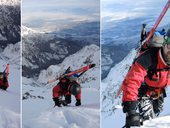 Slavkovský štít (2452m), Veverkův žlab, Vysoké Tatry, Slovensko