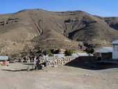 Areál ubytovny Munata v osadě Chusmiza, Chile