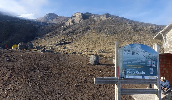 Pohled od Piedra Grande k Pico de Orizaba