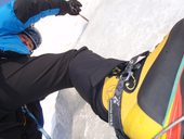 Ledové lezení v rakouském údolí Őtztal (únor 2012)