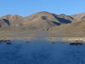 Termas de Polloquere na Salaru de Surire, Chile