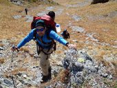 Přechod hřebene Bášt, Vysoké Tatry, Slovensko