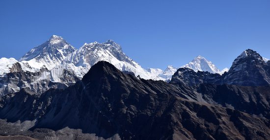 Everest, Lhoce a Makalu z Gokyo Ri
