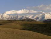 Sestup do základního tábora Ačik-Taš pod Pikem Lenina (7134m), Pamír, Kyrgyzstán