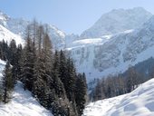 Lezení v ledu, Oberinntal a Kaunertal, Rakousko