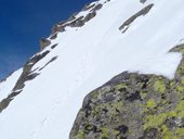 Zimní výstup na Ťažký štít (2520m), Vysoké Tatry, Slovensko