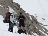 První den výstupu na Pik Lenina (7134m) - z 4400m do 5830m, Pamír, Kyrgyzstán