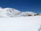 Aklimatizační procházka do třetího výškového tábora C3 (6125m), Kyrgyzstán