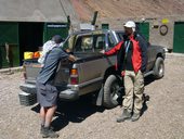 Přístup pod Aconcagua údolími Vacas a Relinchos, Argentina