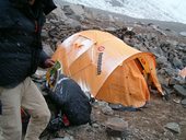 Přístup pod Aconcagua údolími Vacas a Relinchos, Argentina