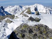 Zimní výstup na Ťažký štít (2520m), Vysoké Tatry, Slovensko