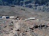 Přístup pod Aconcagua údolími Vacas a Relinchos, Argentina