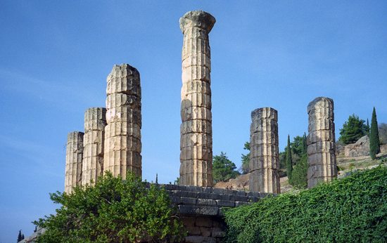Apollonův chrám, Delfy, Řecko