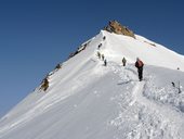 Masiv Monte Rosa, Alpy, Itálie/Švýcarsko