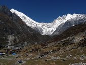 Langtang přes sedlo Ganja La, Nepál