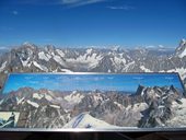 panorama z Aiguille du Midi